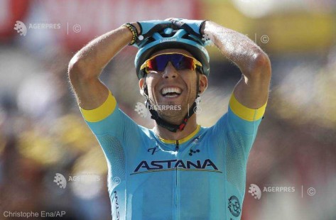 Ciclism: Spaniolul Omar Fraile (Astana) a câştigat etapa a 14-a a Turului Franţei