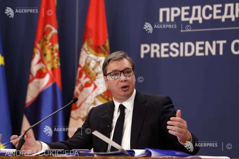 Preşedintele Vucic: Serbia rămâne pe calea spre UE fără a-şi schimba însă politica faţă de Rusia