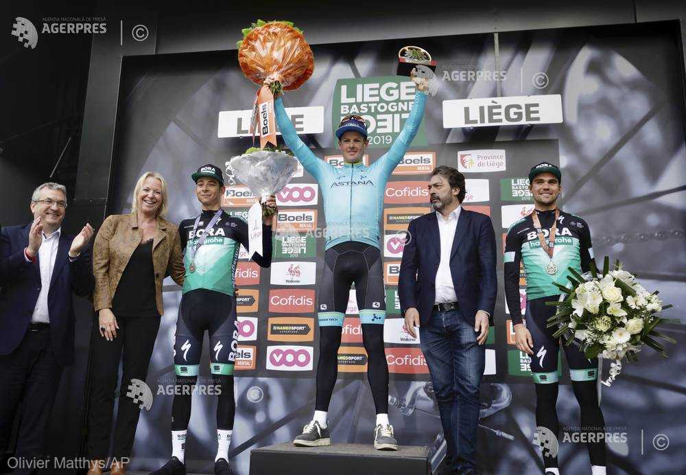 Ciclism: Danezul Jakob Fuglsang, învingător în cursa Liege-Bastogne-Liege